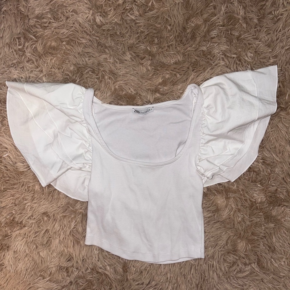 Zara Puff Sleeve Top